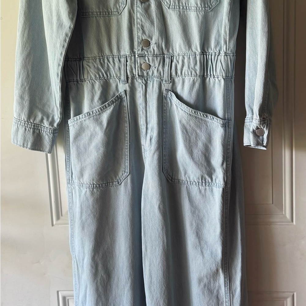 Universal Thread Light Blue Denim Baggy Jumpsuit - Picture 5 of 8